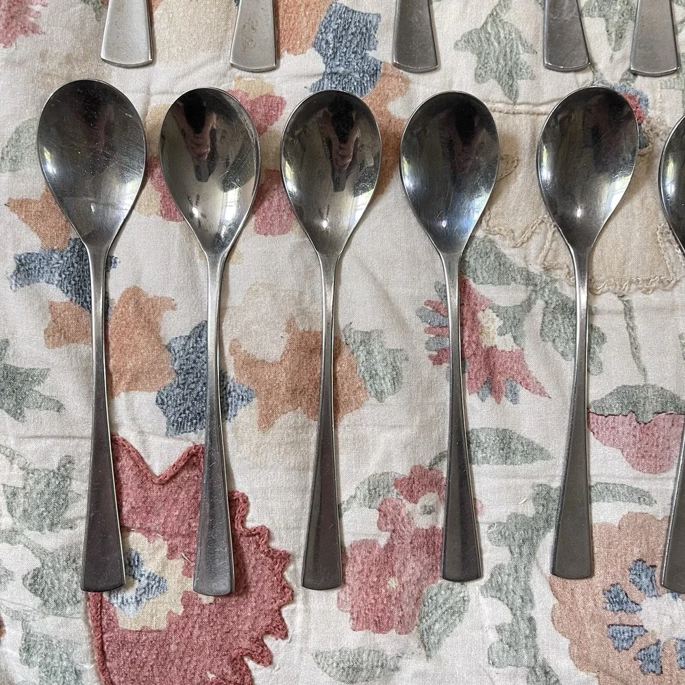 Rebacraft Reed & Barton NARVIK Japan MCM Glossy Spoon Knife Fork Lot Replacement
